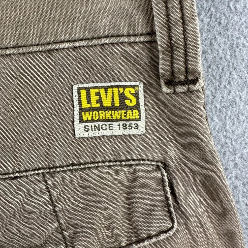 Vintage Y2K Levi's Cargo Shorts Mens 29 Brown Workwear Utility Canvas Tactical‎